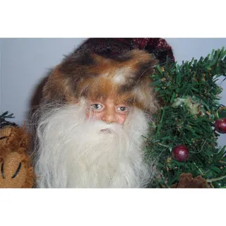 Photo of Dan Dee Santa Figure Fur Bear Beard Tree -121333