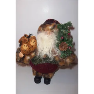 Photo of Dan Dee Santa Figure Fur Bear Beard Tree -121333