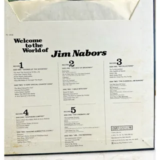 Photo of VINTAGE 1978 WELCOME TO THE WORLD OF JIM NABORS COMPILATION VINYL BOX SET CBS