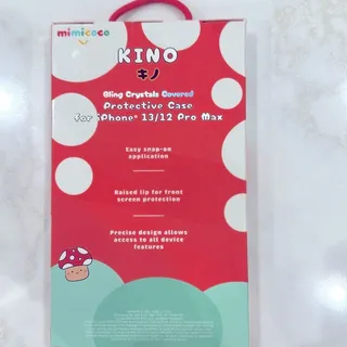 Photo of Minicoco iPhone protective case for iPhone 13/12 Pro Max-Kino Bling Crystals NIB