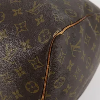 Photo of Louis Vuitton Monogram Keepall 50 Travel Bag Brown