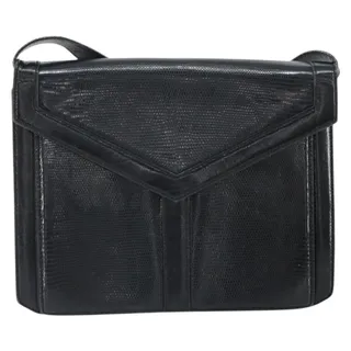 Photo of Saint Laurent Leather Shoulder Bag Gold