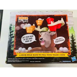 Photo of Deer Pong Game Talking Deer Head w Music Family Party Game Ages 8+ Sealed New