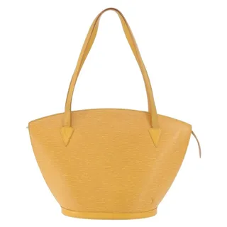 Photo of Louis Vuitton Epi Saint Jacques Shopping Shoulder Bag Yellow