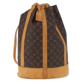 Photo of Louis Vuitton Monogram Randonnee GM Shoulder Bag Brown