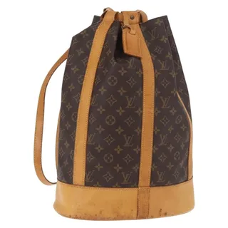 Photo of Louis Vuitton Monogram Randonnee GM Shoulder Bag Brown
