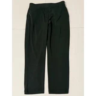 Photo of Susan Graver Milano Knit Pull-On Ankle Pants, Dark Green, Size M