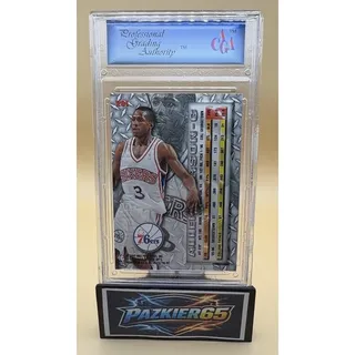 Photo of 1996 Metal #201 Allen Iverson 76ers RC Rookie GEM 10 Mint!!🔥