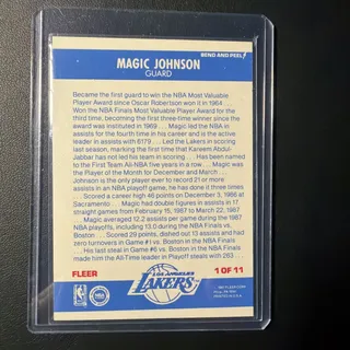 Photo of 1987-88 Fleer - Stickers Magic Johnson #1