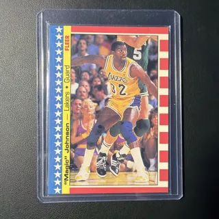 Photo of 1987-88 Fleer - Stickers Magic Johnson #1