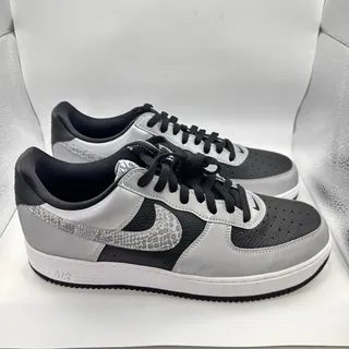 Photo of Size 13 - Nike Air Force 1 B (2021) Grey Black Silver 3M Snake (DJ6033-001) New