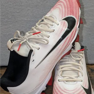 Photo of Men’s Nike Vapor Shark 3 Football Cleats - Size 9.5 Red White
