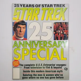 Photo of Star Trek 25th Anniversary Special Magazine 1991 Official Collector's Edition (G