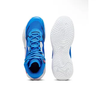 Photo of Size 8 - Men’s PUMA Playmaker Pro Mid Persian Blue (377902-08)