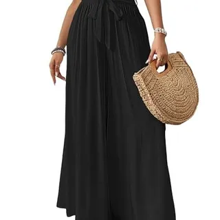 Photo of Wide Leg Flowy Palazzo Pants
