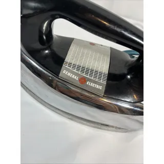 Photo of Vintage General Electric Steam And Dry Iron Chrome Model H2F63 Tested & Works