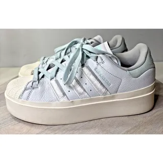 Photo of Adidas Superstar Bonega White Almost Blue Womens Size 8.5