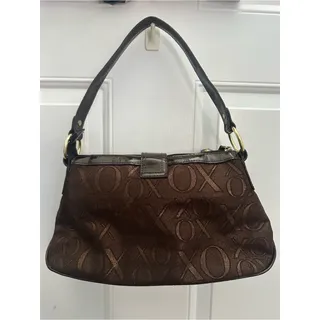 Photo of Y2K Vintage XOXO  Brown Shoulder Bag with Gold Accent