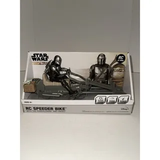 Photo of Disney Star Wars The Mandalorian RC Speeder Bike with Grogu New in Packaging