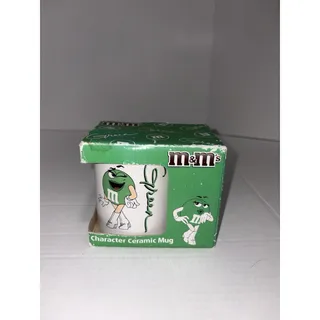 Photo of M&M's Ceramic Mug - Character Signature Green & White - 844718812605