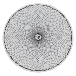 Photo of Hermes H Deco Plate Pottery White Black Other