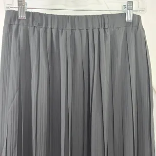 Photo of Joie Black Pull-On Pleated Accordion Maxi Skirt Size Small
