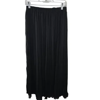 Photo of Joie Black Pull-On Pleated Accordion Maxi Skirt Size Small