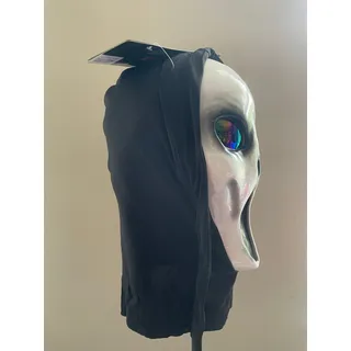 Photo of SCREAM RED RHINESTONES DEVIL BLING GHOST FACE MASK HALLOWEEN COSTUME NEW