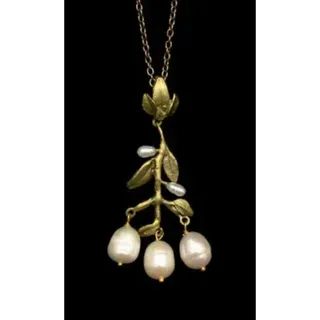 Photo of Michael Michaud Victorian Vine Chandelier Pendant Necklace