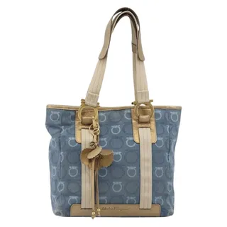 Photo of Salvatore Ferragamo Gancini Handbag Blue