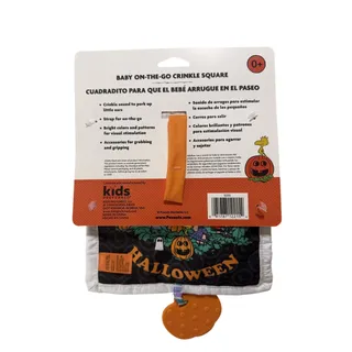 Photo of Peanuts Halloween Baby Crinkle Square Sensory Toy Snoopy Linus