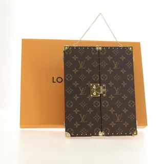 Photo of Louis Vuitton Monogram Home Mirror Trunk Hand Brown