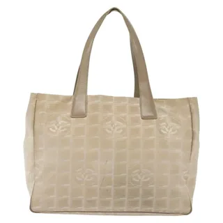 Photo of Chanel Nylon Gabrielle Tote Bag Beige