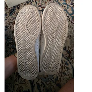 Photo of Original Adidas, white on white superstar trainers sz 6