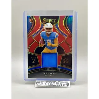 Photo of 🚨 2025 Panini Select Draft Selections Tre Harris #DSM-THS Chargers Prizm RC 🏈