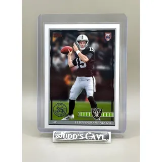 Photo of π¨ Topps Flagship 2026 Rookie QB Fernando Mendoza RC #301 Las Vegas Raiders π