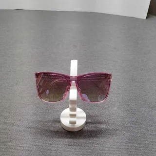 Photo of Steve Madden DG0422 Cat Eye Sunglasses Pink Gradient Lenses Womens Designer