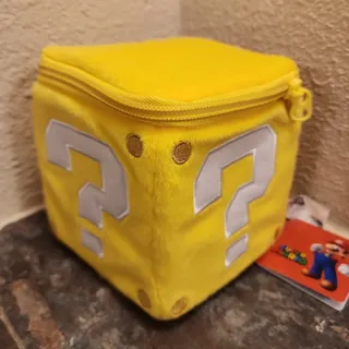 Photo of Plush - Coin Block w/ zipper, 5-inch (NEW) - Super Mario - Nintendo