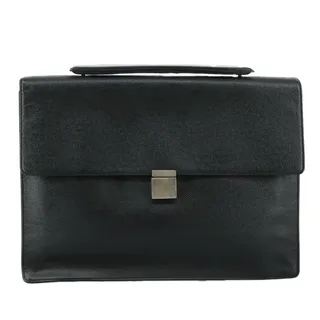 Photo of Louis Vuitton Taiga Porte Documents Angara Briefcase Ardoise Black