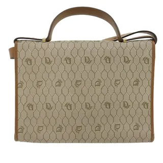Photo of Dior Honeycomb Canvas Handbag Beige