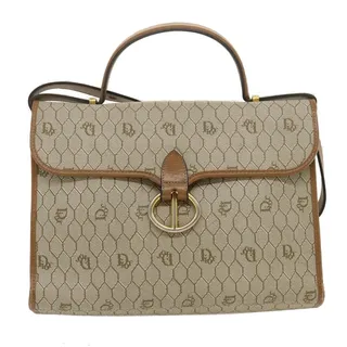 Photo of Dior Honeycomb Canvas Handbag Beige