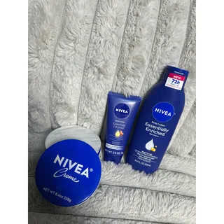 Photo of NIVEA Essentially Enriched Body Lotion Hand Cream & Creme 3 Piece Skincare Set