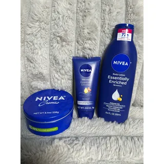 Photo of NIVEA Essentially Enriched Body Lotion Hand Cream & Creme 3 Piece Skincare Set