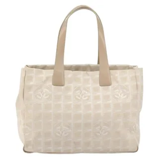 Photo of Chanel Nylon New Travel Line Tote Bag Beige