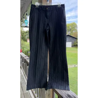 Photo of New York & Company 42 Black Striped Wide Leg jeans