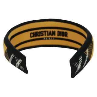 Photo of Dior Katyusha Cotton Yellow Hair Tie