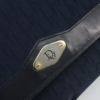 Photo of Dior Trotter Chain Shoulder Bag Navy