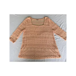 Photo of Boho Festival Cottagecore Hippie Lucky Brand Brand Crochet Lace Knit Top Size M
