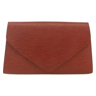 Photo of Louis Vuitton Epi Art Deco Clutch Bag Brown