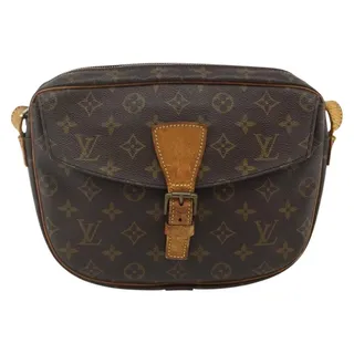 Photo of Louis Vuitton Monogram Jeune Fille GM Shoulder Bag Brown